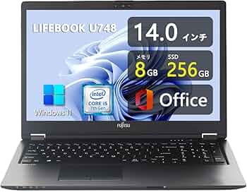 FUJITSU 第7世代 i5 Win10/8G/256GB SSD 040.FUJITSU LIFEBOOK【第7世代 Core i5 7300U/SSD256G/メモリ8G